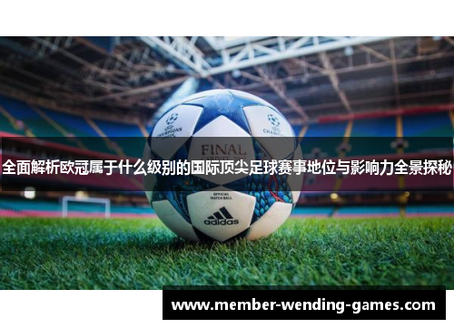 全面解析欧冠属于什么级别的国际顶尖足球赛事地位与影响力全景探秘 全面解析欧冠属于什么级别的国际顶尖足球赛事地位与影响力全景探秘