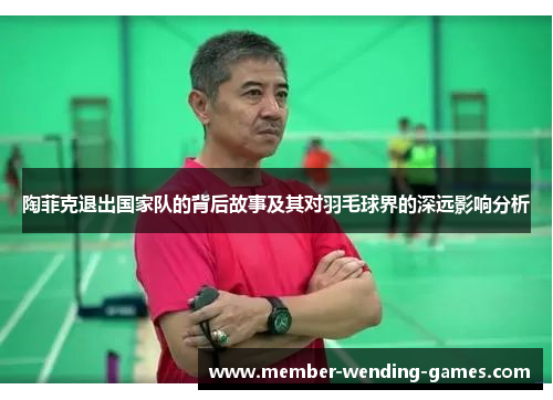 陶菲克退出国家队的背后故事及其对羽毛球界的深远影响分析